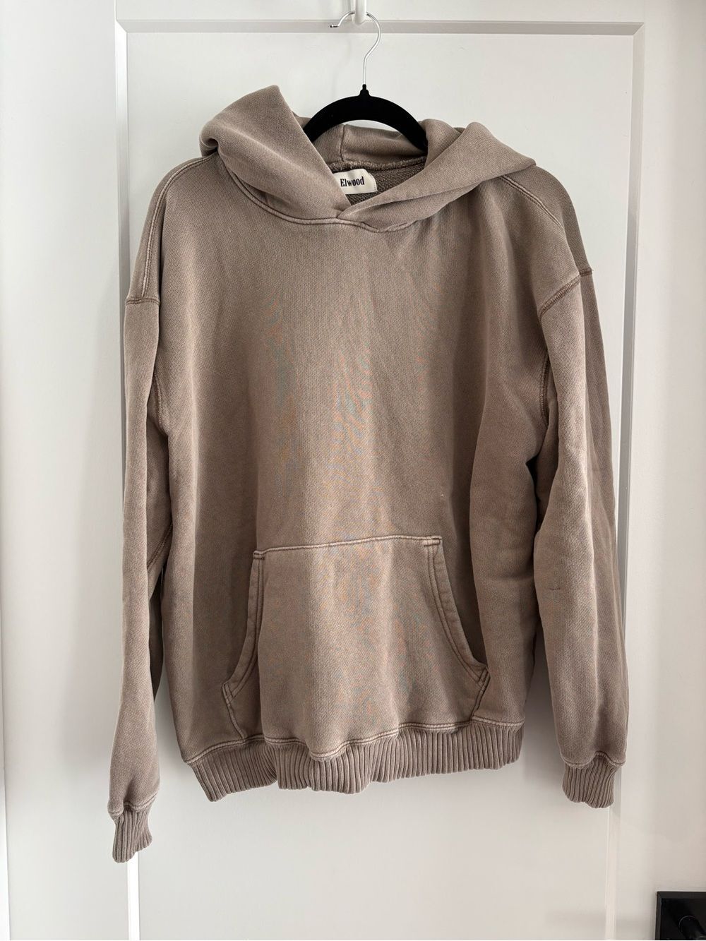 Elwood Taupe Crewneck Hoodie